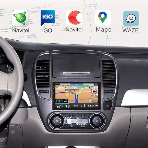 Hikity Double Din Android Car Stereo 7 Inch Touch Screen Car Radio in Dash GPS Navigation Bluetooth FM Radio with Dual USB WiFi Mirror Link for iOS/Android Phones in Kuwait