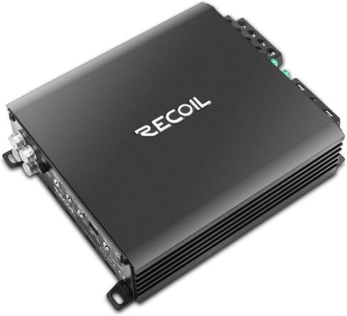 Recoil DI550.4 مضخم صوت السيارة كامل المدى من الفئة D ذو 4 قنوات، طاقة قصوى 1040 واط، مستقر 2-4 أوم، مصدر طاقة Mosfet، قابل للتوصيل in Kuwait