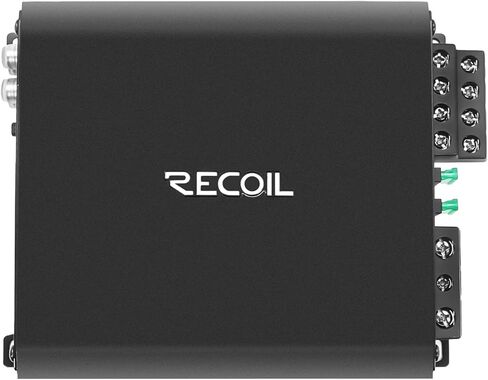 Recoil DI550.4 مضخم صوت السيارة كامل المدى من الفئة D ذو 4 قنوات، طاقة قصوى 1040 واط، مستقر 2-4 أوم، مصدر طاقة Mosfet، قابل للتوصيل in Kuwait