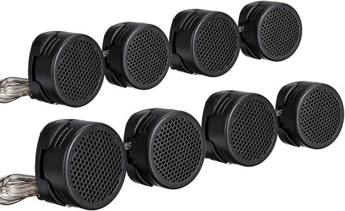 Stark Industries High Performance 500 Watt Max Power Neodymium Silk Dome Tweeters - 2 Pairs Super High Frequency Mini Car Audio in Kuwait