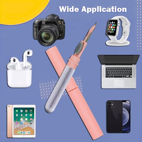 Cleaner Kit for Airpods,Earbuds Cleaning kit for Airpods Pro 1 2 3, Multi-Function Cleaning Tool with Brush for Wireless Earphones Bluetooth Headphones Camera and iPhone(White) in Kuwait