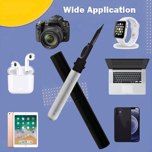 Cleaner Kit for Airpods,Earbuds Cleaning kit for Airpods Pro 1 2 3, Multi-Function Cleaning Tool with Brush for Wireless Earphones Bluetooth Headphones Camera and iPhone(White) in Saudi Arabia