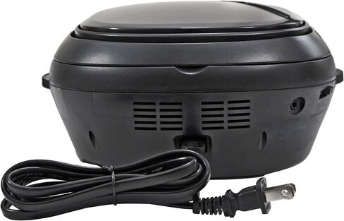Magnavox MD6924 Portable Top Loading CD Boombox with AM/FM Stereo Radio in Black | CD-R/CD-RW Compatible | LED Display | AUX Port Supported | Programmable CD Player | in Saudi Arabia