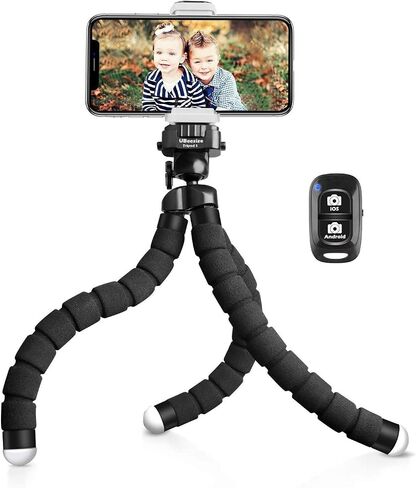 UBeesize 10’’ Ring Light with Tripod, Selfie Ring Light with 62’’ Tripod Stand, Light Ring for Video Recording ＆ Live Streaming(YouTube, Instagram, TIK Tok), Compatible with Phones and Cameras in Saudi Arabia