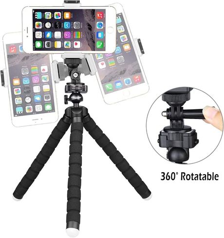 UBeesize 10’’ Ring Light with Tripod, Selfie Ring Light with 62’’ Tripod Stand, Light Ring for Video Recording ＆ Live Streaming(YouTube, Instagram, TIK Tok), Compatible with Phones and Cameras in Saudi Arabia