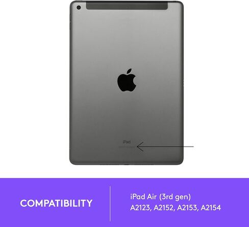 Logitech Combo Touch Keyboard Case Oxford Gray for iPad Air (4th gen - 2020 | 5th gen - 2022) Crayon Orange Digital Pencil for All iPads (2018 Releases and Later) in Kuwait