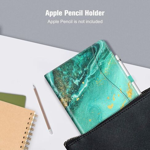 Fintie Multi-Angle Viewing Case for iPad 9th/8th/7th Generation 10.2 Inch | Vegan Leather Folio Stand Cover, Pencil Holder & Storage Pocket, Corner Protection, Auto Wake/Sleep, Purple in Kuwait