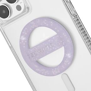 مقبض هاتف مغناطيسي وحامل حلقة للهاتف من Case-Mate - حامل iPhone مغناطيسي - ملحقات iPhone MagSafe قابلة للإزالة - مسند قابل للدوران لهاتف iPhone 14 Pro Max/ 13 Pro Max/ 12 Pro Max - Twinkle Diamond