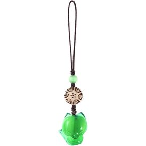 Hemobllo Cell Phone Strap Cartoon Fox Phone Charm Key Chain Car Key Purse Pendant Hanging Pendants Decor Green in Saudi Arabia