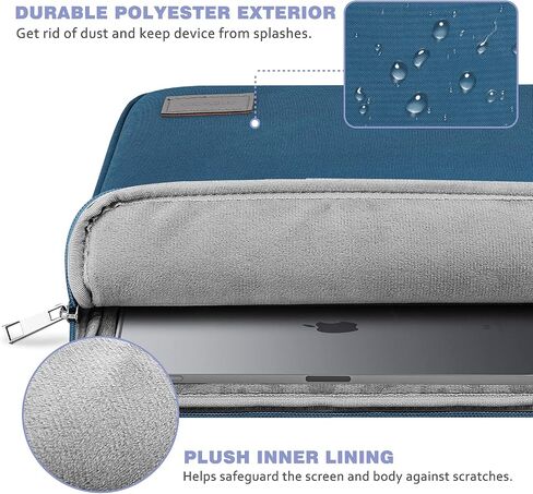 MoKo 7-8 Inch Tablet Sleeve Bag | Tablet Carrying Case Fits iPad Mini A17 Pro/6/5/4/3/2, Black & Gray in Kuwait