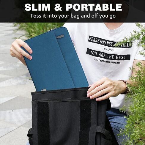 MoKo 7-8 Inch Tablet Sleeve Bag | Tablet Carrying Case Fits iPad Mini A17 Pro/6/5/4/3/2, Black & Gray in Kuwait