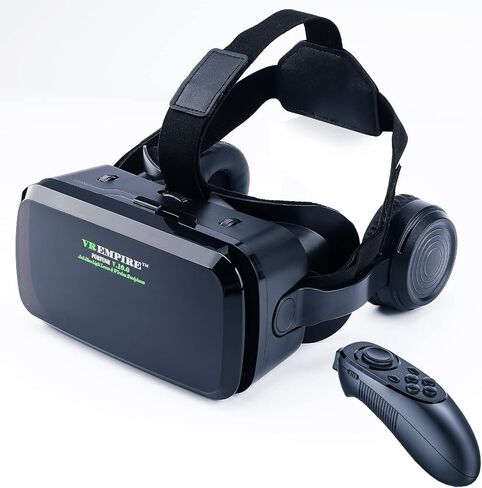 Cell Phone VR Headset Virtual Reality Headsets VR Headsets Virtual Reality Glasses VR Glasses VR Goggles for TV Movies Video Games Compatible with iOS, Android Support 4.7" to 7.3" Mobile Screen(B95) in Saudi Arabia