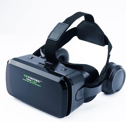 Cell Phone VR Headset Virtual Reality Headsets VR Headsets Virtual Reality Glasses VR Glasses VR Goggles for TV Movies Video Games Compatible with iOS, Android Support 4.7" to 7.3" Mobile Screen(B95) in Saudi Arabia