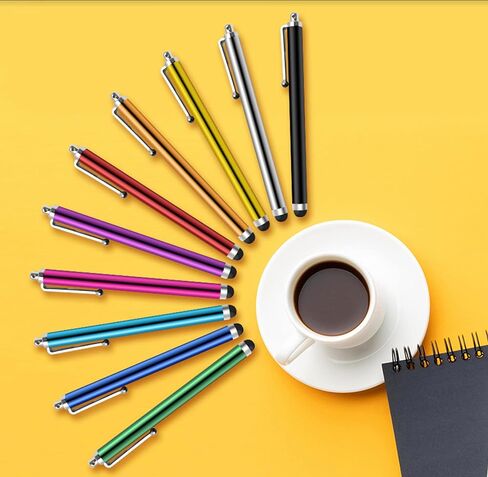 اقلام ستايلس لشاشات اللمس، قلم ستايلس للايباد، قلم ستايلس للتابلت، حساسية عالية ونقاط دقيقة عالمية لاجهزة اندرويد/الجوال/ايباد برو/اير/اندرويد/وجميع الاجهزة، عبوة من 10 قطع in Kuwait