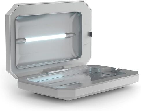 PhoneSoap Basic Cell Phone UV Light Sanitizer Box | Patented and Clinically Proven 360 Degree UV Light Sanitizer | Removes COVID Bacteria Disinfects More than Just Phones | White in Saudi Arabia