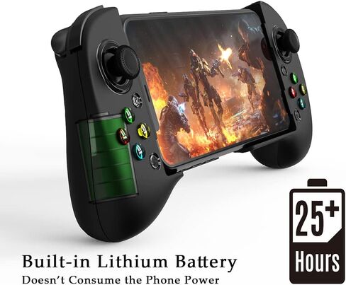 ShanWan Mobile Game Controller for iphone/Android with PHONE CASE Support, Bluetooth Wireless Gamepad - PS Remote Play, Xbox Cloud, Steam Link, GeForce NOW, MFi Arcade Games-Long Battery Life in Kuwait