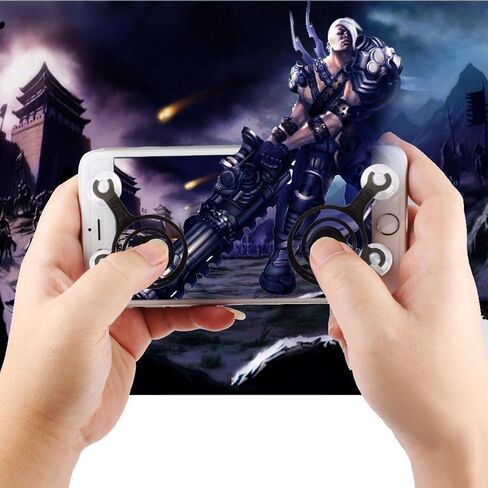 HKTX newest Touch Screen Device Mobile Phone Cellphone Game Joystick for android iphone and tablet in Kuwait