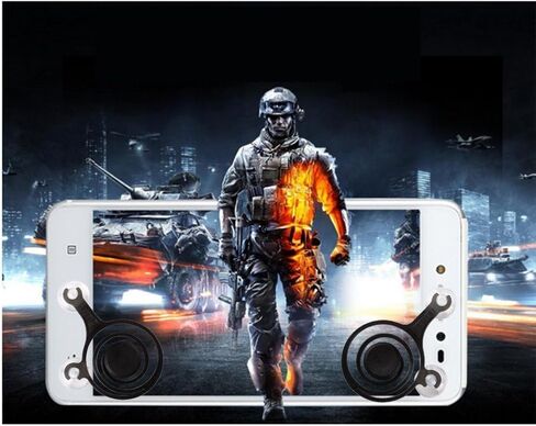HKTX newest Touch Screen Device Mobile Phone Cellphone Game Joystick for android iphone and tablet in Kuwait