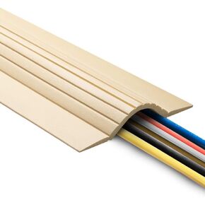 UT Wire 5-Feet Cable Blanket High Capacity Low Profile Cord Cover and Protector, Beige in Saudi Arabia