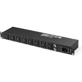 StarTech.com 1U 19 inch 8 Port Rack Mount PDU - IEC C13 Socket Rackmount Power Supply/Strip - Horizontal Server Rack Mountable PDU /Data Center Power Distribution Unit 16A 240V (PDU08C13H) in Kuwait