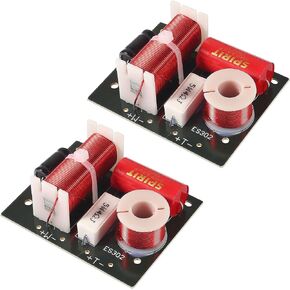 ACEIRMC 400W Speaker Frequency Divider 2 Way 2 Unit Hi-Fi Soundshelf Crossover Filters Woofer and Tweeter (2pcs) in Saudi Arabia