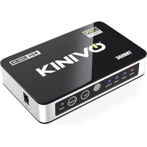 Kinivo HDMI Switch 5 in 1 Out 4K 60Hz (HDR 10, High Speed 18Gbps, IR Remote, HDCP2.2, Dolby Vision, VRR) - 550BN Switcher Compatible with Roku, PS5, Xbox, Apple TV, Nintendo Switch 2, Cable Box in Saudi Arabia
