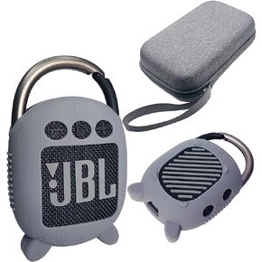 غطاء حماية من السيليكون وحافظة صلبة من JCHPINE لمكبر صوت بلوتوث محمول JBL Clip 4، ملحق مكبر صوت مقاوم للماء، مقاوم للصدمات والغبار، أزرق in Kuwait