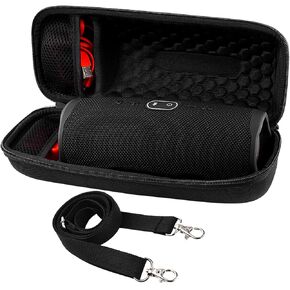 حقيبة سفر صلبة من Comecase لجهاز JBL Charge 4/ Charge 5 مكبر صوت بلوتوث مقاوم للماء. حقيبة تخزين للحمل تناسب الشاحن وكابل USB (الجراب فقط) in Kuwait