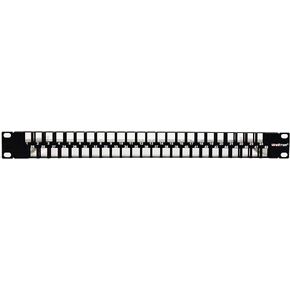 24 Port High Density Rear Load Blank Patch Panels - Design to Work with 678 Keystone Jack, 90-024PPRLHD