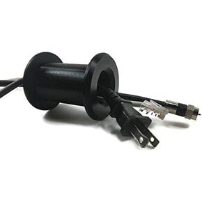 1.20" ID Cable Pass Through Wall Port 3 5/8" - 5 1/4" Wall Thickness (White) - Pass Cables from one Side of a Wall or Barrier to The Other. in Kuwait