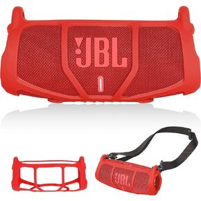 غطاء حماية من السيليكون من getgear لجهاز JBL Charge 5 - مكبر صوت بلوتوث محمول، تصميم مميز مع مزيد من الحماية، أفضل توافق في الشكل واللون (نعناعي) in Kuwait