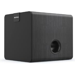 مضخم صوت يعمل بالطاقة من BESTISAN مقاس 8 بوصات، بقدرة تصل إلى 150 وات، وصوت جهير عميق لا يصدق، وإعداد سهل مع أنظمة المسرح المنزلي، أسود in Kuwait