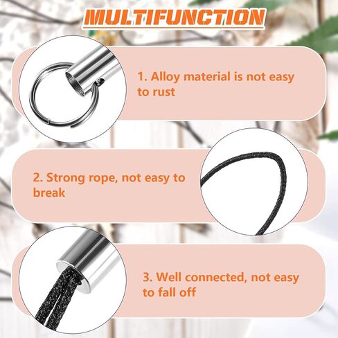 Frienda 200 Pcs Phone Charm Strap for Cell USB Keychains, Black | with Split Ring Clasp, Keychain Making Kit, Lariat Lanyard Charms Pendant Clasp, DIY Jewelry Accessories in Kuwait
