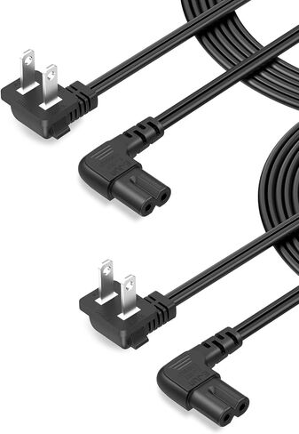 CableCreation 10-feet IEC C7 to NEMA 1-15P, 2-Slot Non-Polarized Power Cord in Saudi Arabia