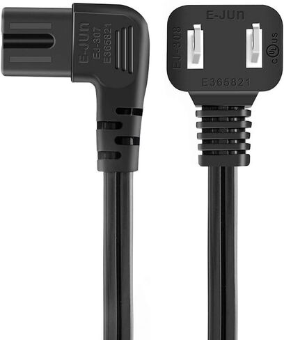 CableCreation 10-feet IEC C7 to NEMA 1-15P, 2-Slot Non-Polarized Power Cord in Saudi Arabia