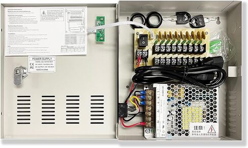 4 Port High Power Security CCTV Camera Access Control LED Light Power Distribution Box 12V DC 5 Amp PTC Protection in Saudi Arabia