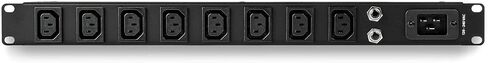 StarTech.com 1U 19 بوصة 8 منافذ حامل PDU - IEC C13 مقبس مزود طاقة مثبت على حامل / شريط - حامل خادم أفقي PDU قابل للتركيب / وحدة توزيع الطاقة لمركز البيانات 16A 240V (PDU08C13H) in Saudi Arabia