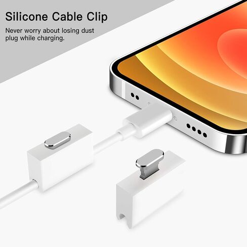 TITACUTE 2 حزمة من سدادات الغبار المضادة للغبار لهاتف iPhone 14 Pro Max 13 11 12 غطاء غبار صغير 8 دبوس قابس غبار + صندوق تخزين صغير مقابس منفذ شحن iPhone لهاتف iPhone Xs XR X 8 7 Plus SE AirPods iPad Mini Air أسود in Kuwait