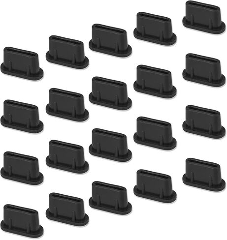 USB C Cover, 10 Pack Type C Dust Plug Charger Port Protector for iPhone 17 16 15 Pro Max, Samsung Galaxy S24, S23, S22 Ultra S21 FE S20, Note 20, All USB C Devices & MacBook Laptop in Kuwait