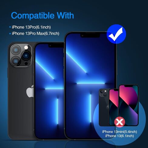 ORIbox Camera Lens Protector for iPhone 12 Pro, 3 Packs Camera Lens Tempered Glass Protectors, Scratch-Resistant in Kuwait