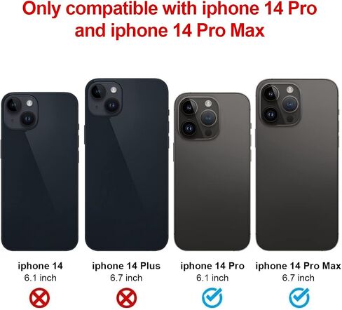 OEM Back Rear Camera Lens Glass Replacement for iPhone 14 Pro and iPhone 14 Pro Max with pre-Installed Adhesive and Reparing Toolkit in Kuwait