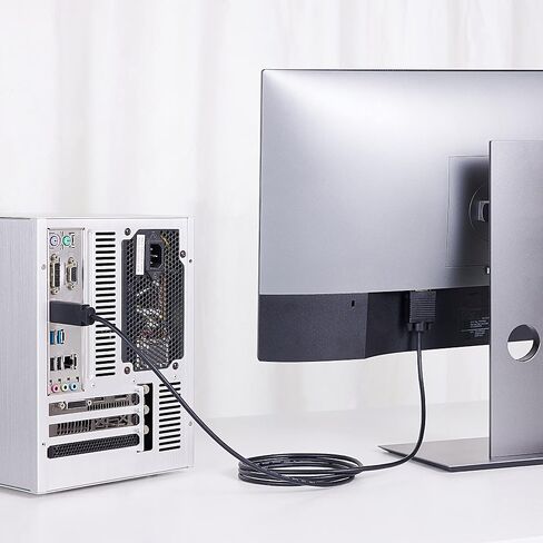 Amazon Basics كابل HDMI أحادي الاتجاه إلى VGA، مطلي بالذهب، 6 أقدام، أسود in Saudi Arabia