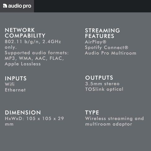 اوديو برو محول لينك 1 للبث متعدد الغرف، جريجيو تيمبستا in Kuwait