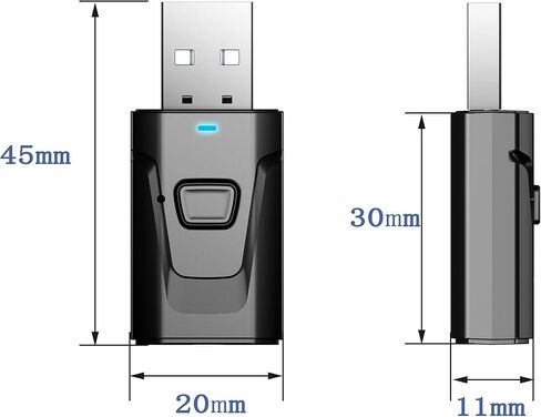PNGKNYOCN USB بلوتوث 5.0 مع 3.5 مم AUX 4 في 1 محول استقبال صوت لاسلكي لنظام الصوت للتلفزيون / المنزل in Kuwait
