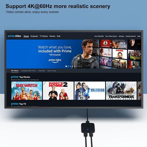BENFEI HDMI Switch 4K@60 هرتز، محول HDMI ثنائي الاتجاه 2 مدخل 1 مخرج، 1 مدخل 2 مخرج، يدعم 4K 3D HD 1080P متوافق مع Firestick، Xbox PS4 Roku HDTV in Saudi Arabia