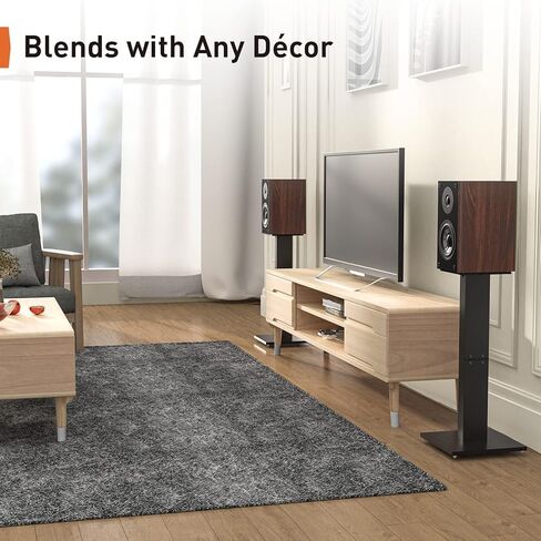 بيرليجير حامل مكبر صوت عالمي مع عمود الومنيوم لمكبرات الصوت حتى 22 باوند، زوج حامل مكبر صوت مع ادارة الكابلات، حامل مكبر صوت صوت محيطي PGSS9 in Kuwait