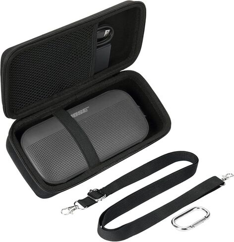 co2CREA Hard Travel Case Replacement for Bose SoundLink Flex Bluetooth Portable Speaker (Black Case) in Kuwait