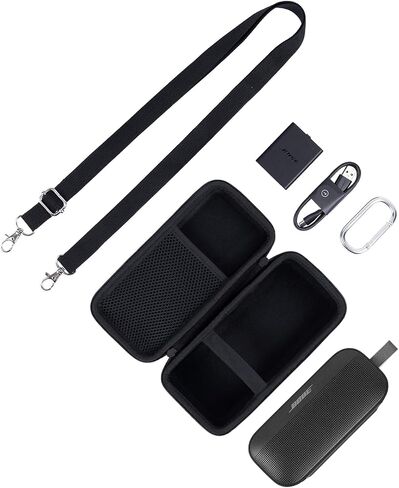co2CREA Hard Travel Case Replacement for Bose SoundLink Flex Bluetooth Portable Speaker (Black Case) in Kuwait