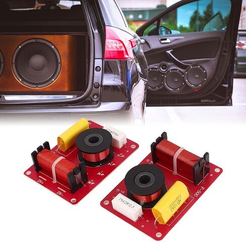 uxcell 2 Pcs 100W 2-Way Speaker System Audio Crossover Filters Frequency Distributor in Saudi Arabia