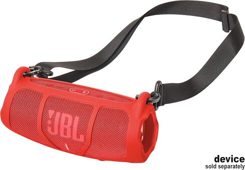 getgear Silicone Cover Sleeve for JBL CHARGE 5 - Portable Bluetooth Speaker, featured design with more protection, Best matching in shape and color (Army green) in Saudi Arabia
